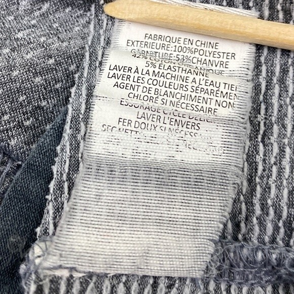 Prana Robyn V-Neck Relaxed Gray Long Sleeve Top - Picture 12 of 12